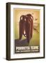 Travel Poster for Porretta Terme-null-Framed Art Print