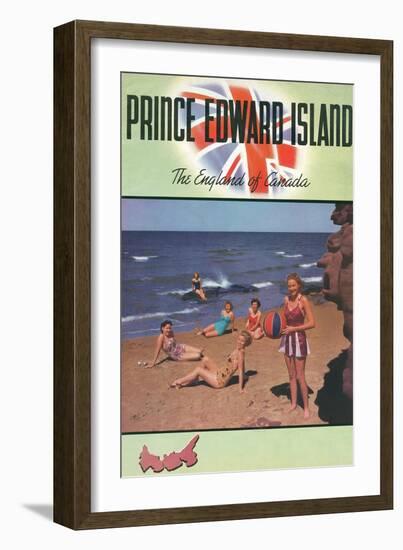 Travel Poster for Prince Edward Island-null-Framed Art Print