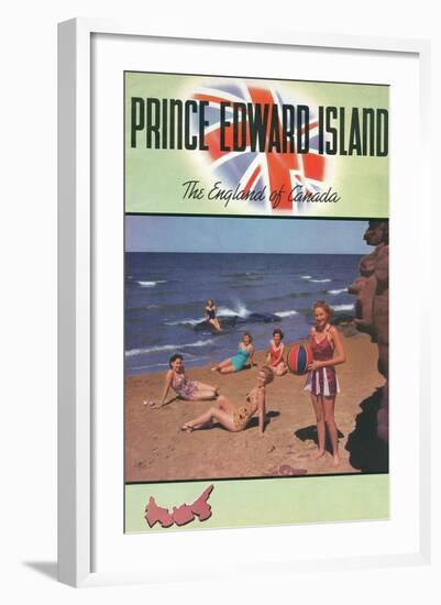 Travel Poster for Prince Edward Island-null-Framed Art Print