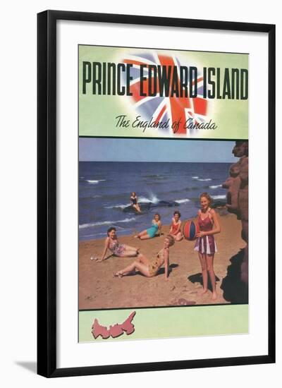 Travel Poster for Prince Edward Island-null-Framed Art Print