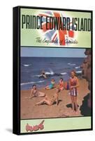 Travel Poster for Prince Edward Island-null-Framed Stretched Canvas