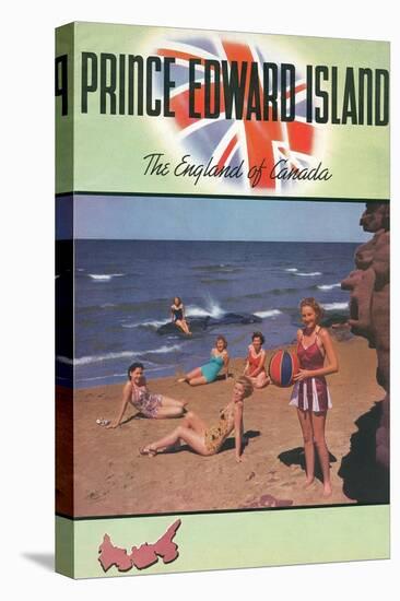 Travel Poster for Prince Edward Island-null-Stretched Canvas