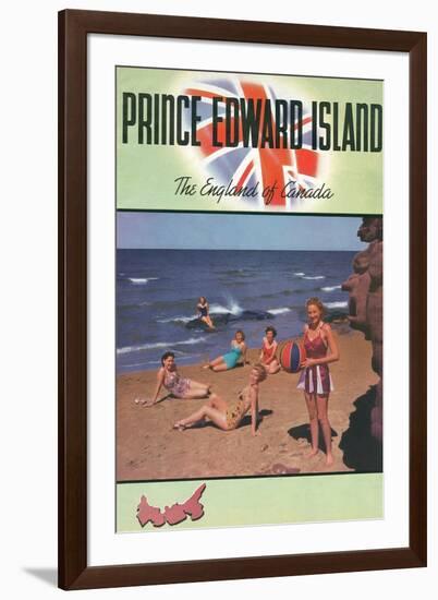 Travel Poster for Prince Edward Island-null-Framed Art Print