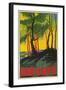 Travel Poster for Reigate, Surrey, England-null-Framed Giclee Print