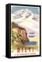 Travel Poster for Rieti-null-Framed Stretched Canvas