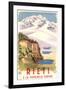 Travel Poster for Rieti-null-Framed Art Print