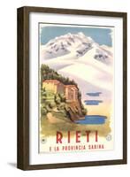 Travel Poster for Rieti-null-Framed Art Print