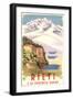 Travel Poster for Rieti-null-Framed Art Print