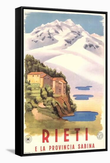 Travel Poster for Rieti-null-Framed Stretched Canvas