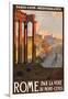 Travel Poster for Rome, Italy-null-Framed Art Print