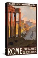 Travel Poster for Rome, Italy-null-Stretched Canvas