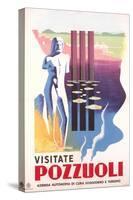 Travel Poster for Rome Pozzuoli-null-Stretched Canvas