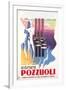 Travel Poster for Rome Pozzuoli-null-Framed Art Print