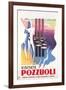 Travel Poster for Rome Pozzuoli-null-Framed Art Print