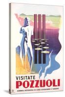 Travel Poster for Rome Pozzuoli-null-Stretched Canvas