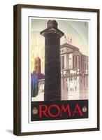 Travel Poster for Rome-null-Framed Art Print