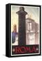 Travel Poster for Rome-null-Framed Stretched Canvas