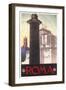 Travel Poster for Rome-null-Framed Art Print