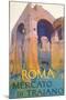 Travel Poster for Rome-null-Mounted Art Print
