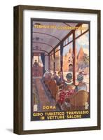 Travel Poster for Rome-null-Framed Art Print