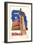 Travel Poster for Rome-null-Framed Art Print