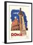 Travel Poster for Rome-null-Framed Art Print