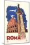 Travel Poster for Rome-null-Mounted Art Print