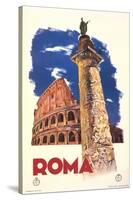 Travel Poster for Rome-null-Stretched Canvas