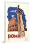 Travel Poster for Rome-null-Framed Art Print