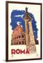 Travel Poster for Rome-null-Framed Art Print