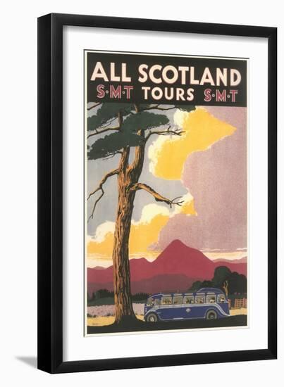 Travel Poster for Scotland-null-Framed Art Print