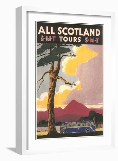 Travel Poster for Scotland-null-Framed Art Print