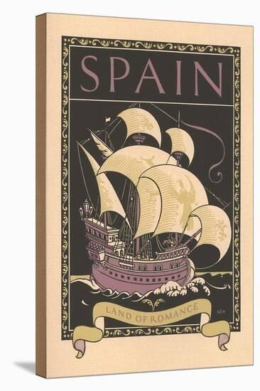 Travel Poster for Spain-null-Stretched Canvas