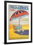 Travel Poster for Spiaggia di Cattolica,Italian Riviera, Unknown Artist, 20th c. Private collection-null-Framed Art Print