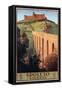 Travel Poster for Spoleto-null-Framed Stretched Canvas