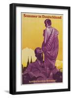 Travel Poster for Summer in Germany-null-Framed Giclee Print