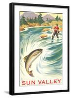 Travel Poster for Sun Valley-null-Framed Art Print