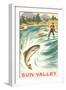 Travel Poster for Sun Valley-null-Framed Premium Giclee Print