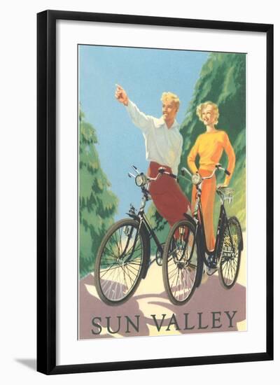 Travel Poster for Sun Valley-null-Framed Art Print