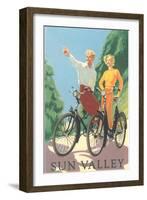 Travel Poster for Sun Valley-null-Framed Art Print