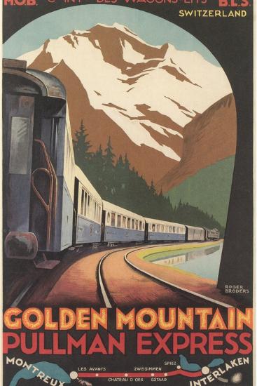 LÖTSCHBERG TRAIN SUISSE Rqpf - POSTER HQ 50x70cm d'une AFFICHE VINTAGE LÖTSCHBERG TRAIN SUISSE Rqpf - POSTER HQ 50x70cm d'une AFFICHE VINTAGE