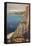 Travel Poster for Taormina-null-Framed Stretched Canvas