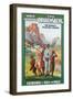 Travel Poster for the Drakenburg, South Africa-Found Image Press-Framed Giclee Print
