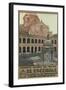Travel Poster for the Escorial, Spain-Found Image Press-Framed Giclee Print