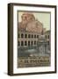 Travel Poster for the Escorial, Spain-Found Image Press-Framed Giclee Print