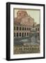 Travel Poster for the Escorial, Spain-Found Image Press-Framed Premium Giclee Print