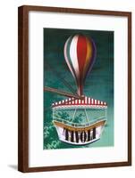 Travel Poster for Tivoli-Found Image Press-Framed Giclee Print