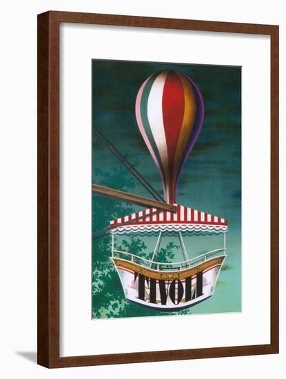 Travel Poster for Tivoli-Found Image Press-Framed Giclee Print