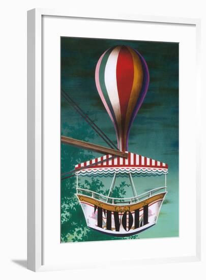 Travel Poster for Tivoli-Found Image Press-Framed Giclee Print