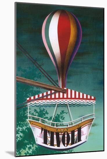 Travel Poster for Tivoli-null-Mounted Art Print